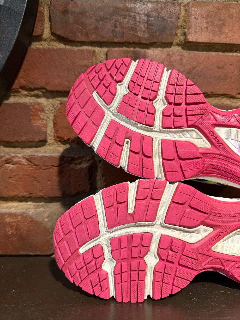 ASICS Blue Neon Yellow & Pink Women's Running Shoe - Picture 4 of 6